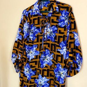 Fashion Nova fendi and floral Dress, size S